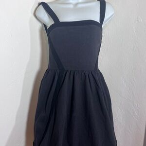 Juicy Couture Black Square Neck Mini Dress